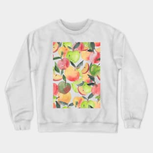 Apples Pattern Crewneck Sweatshirt